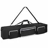 IBVIVIC Robuste Stativ-Tragetasche, Stativtasche mit gepolsterter Trennwand, Lichtständer, Tasche mit doppeltem Reißverschluss, Stativtasche für Stative, Einbeinstative, Ausrüstung, Mikrofonständer