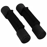 Belle Vous 2er Set Hanteln mit Schaumstoffgriff - Mit Gurten für Heimtraining - Je 0,5 kg - Kleine Hanteln - Dumbbell - Hanteln Frauen Set - Hanteln Männer - Pilates Gewichte