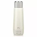 Bear 300ml elektrischer Wasserkocher, 3-in-1 Reise-elektrischer Wasserkocher, Doppelschicht 304 Edelstahlliner, tragbarer kleiner schneller Heizungsisolierungsbecher(Doppeltaste)