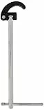 Draper Tools Verstellbarer Waschbecken-Schraubenschlüssel für enge Räume, 40 mm Kapazität, Drehkopf-Hahnschlüssel mit gezahnten Backen & verschiebbarem Griff für Waschbecken- & Wasserhahnbefestigungen