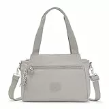 Kipling Elysia Mittelgroße Schultertasche, Schultertaschen, Grey Gris (Grau)