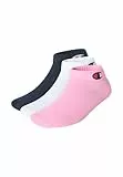 Champion Unisex Basics 3pk Quarter Socken, Rosa (Fucsia), 35-38 EU