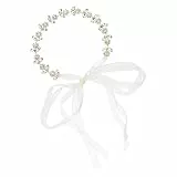 FRCOLOR Accessoire Damen Hochzeit Handgefertigt Dekoration Bräute Braut Brautjungfern Strasssteine ​​Für Kopfband Glänzend Damen Strass Rebe Stirnband Haarband Haar Mit