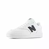 New Balance M0803HY Unisex Sneaker Weiß 44 EU – Zeitloser Lifestyle Schuh mit Leder-Synthetik Mix, robuster Gummisohle und klassischem Design