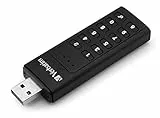 VERBATIM Keypad Secure USB-Stick I USB-3.2 Gen 1 I 32GB I Speicherstick mit Passcodeschutz & Verschlüsselung I inkl. USB-A Verlängerungskabel I USB-3 für Laptop Notebook & Co I schwarz