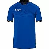 Kempa Wave 26 Shirt Herren Jungen Sportshirt Kurzarm T-Shirt Funktionsshirt Handball Gym Fitness Trikot - elastisch und atmungsaktiv, Royal/Marine, L