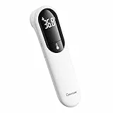 Berrcom Fieberthermometer Kontaktlos Infrarot Stirnthermometer mit Neue Dual-Sonden-Technologie Fieberthermometer für Kinder und Erwachsene mit Sofort Ablesung, Sanfter Vibrationsalarm