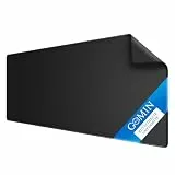 Gomin XXL Gaming Mauspad 900 x 400 mm, Großes Mousepad rutschfest und Wasserdicht, ohne störendes Logo verbessert Präzision und Geschwindigkeit, Tischunterlage XXL ideal für Büro und Gaming, Schwarz