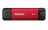 Kingston Tragbare duale SSD 2TB mit Dual USB-A/C bis zu 1050MB/s USB 3.2 Gen 2 - SPSD/2TB