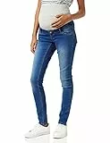 MAMALICIOUS Damen Mllola slanke blå jeans Noos B. Umstandshose, Blue Denim, 28W / 32L EU