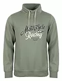 ROADSIGN australia Herren Sweatshirt Hoody mit Biker-Motiv für deinen Herbst-Looks grün, XL