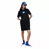 KARL LAGERFELD JEANS, Damen, Logo-T-Shirt-Kleid, Normale Passform, Schwarz, L