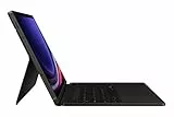 Samsung Book Cover Keyboard EF-DX725 für das Galaxy Tab S10 Lite, Tab S10 FE, Tab S9 FE, Tab S9 mit QWERTZ-Tastatur und AI-Taste, Zweiteilige Tablet-Hülle, schlankes Design, S Pen Fach, Black