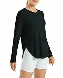 G4Free Sport Shirts für Damen Sonnenschutz Shirt UV Schutz Langarmshirt UPF 50+ Sportshirt Rashguards Yoga Ausbildung Draussen Gym Laufshirt