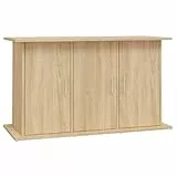 vidaXL Aquariumständer, Aquarium Unterschrank mit viel Stauraum, Aquarium Tisch mit Stabiler Oberplatte, Aquariumschrank Aquarium Halter, Sonoma Eiche Holzwerkstoff