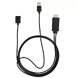 KIMISS 1080p USB-Buchse auf HDMI-Stecker Adapterkabel für und Android-Geräte, PVC 2 in 1 Hochgeschwindigkeits-HDTV-Anschluss (Plug & Play)