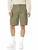 Amazon Essentials Herren 25cm Cargo-Shorts in klassischer Passform (erhältlich in Big & Tall), Khakibraun, 34W