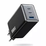 150W USB C Ladegerät, 3-Port GaN IV Tech USB C Netzteil PD+PPS 100W Schnellladegerät mit Laptop Ladegerät Mehrfach USB Charger Power Adapter für MacBook Pro/Air, iPad, iPhone 16/15 und Samsung usw