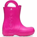Crocs Unisex Kinder Handle It Rain Boot K Stiefel, Pink Crush, 32/33 EU