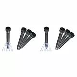 Maximex Wurzel-Gießer 3er Set - 3er Set, Polypropylen, 5.5 x 30 x 5.5 cm, Schwarz (Packung mit 2)