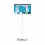 Thomson Go Plus Pro 27 Zoll (69 cm) 4K UHD Smart Touch Display, Android, Sprachsteuerung, Hotspot, 9000 mAh Akku, 5MP Kamera, Subwoofer, WiFi 6, Bluetooth, Tragbarer Ständer -27UE7M45- Weiß