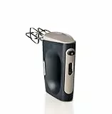Ariete 1545 Handmixer Breakfast, 450 W, 5 Geschwindigkeiten, Turbo-Funktion, 2 Schneebesen, Dark & Sahara Grey