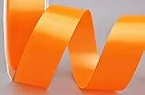 Polyband ORANGE 3 m x 4 cm (0,36€/m) Geschenkband Dekoband 40 mm Glanzband WETTERFEST Schleifenband Kartengestaltung Basteln