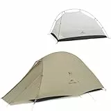 Naturehike Cloud up pro Zelt 1 Person Leichtes Campingzelt, Einfacher Aufbau Winddicht & Wasserdichtes Kuppelzelt für Outdoor Reisen Trekking