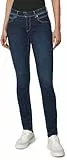 Marc O'Polo Damen B41914412075 Lässige Jeans, Hose Im Used-Look, Hochwertige Denim Mit Schmalem Schnitt, P63, 34W / 32L EU