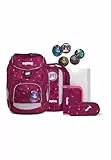 ergobag Pack Set ergonomischer Schulrucksack, Vorgänger-Kollektion, flexibel 6-teilig 1. Klasse Grundschule