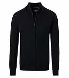 CASAMODA Strickjacke Uni Schwarz XL
