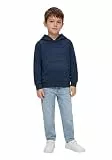 LEGO® Kapuzenpullover Kinder I Pullover Kinder I Sweatshirt Kinder | Hoodie Jungen und Mädchen I Blau Sweatshirt I 122
