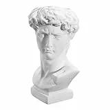 Cabilock David Statue Blumenvase Möbel Skulptur Pinsel Halter Harz Kopf Zement Pflanzer Blumenvase Make-Up Stifthalter Hauptdekoration