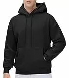 THE GYM PEOPLE Herren Kapuzenpullover Fleece Loose Fit Pullover Hoodie Ultra Soft Sweatshirt mit Taschen