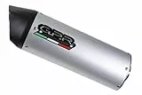 GPR Auspuff für Piaggio Fly 125 – 150 2004/12 Komplettanlage zugelassen für Scooter Serie Furore Aluminium