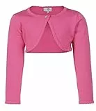 Happy Girls Mädchen Basic Bolero Strickjacke, Rosa, 146 EU