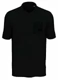 The First Duty of A Man is to Think for Himself Herren Poloshirt Baumwolle Schwarz, Schwarz , XL