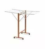 Arredamenti Italia, 607 Rondine, Wäscheleine, 13 Meter Wäscheleine, Farbe Kirsche
