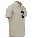 igeekwell Poloshirt Herren Kurzarm Atmungsaktives Golf-Polo-Hemd Summer Poloshirts Männer mit Brillenhalter Knopfleiste T-Shirts Casual Sport Shirt Regular Fit Golf Tennis