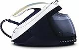Philips PerfectCare Elite Dampfbügelstation, Max. 7,5 Bar Druck, Dampfstoß von bis zu 520 g, 1,8-Liter-Wasserbehälter, Abnehmbarer Wasserbehälter (GC9635/20)