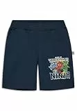 Kabooki LEGO® NINJAGO® Shorts for boys and girls – soft sweatshirt fabric, adjustable elastic waistband | front pockets, NINJAGO print | everyday wear