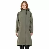 Didriksons Astrid Long - Damen Mantel, Größe:46, Farbe:deep green