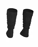 STEVEN Stulpen für Mädchen Schwarz, Wadenwärmer aus Baumwolle, Beinstulpen für Kinder, Leg Warmers, Geschenk für Junge Tänzer