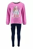 Disney Elsa Trainingsanzug für Mädchen, Frozen 2-Teiliges Set für Mädchen, Lila Sportanzug, Sweatshirt und Leggings, Geschenk für Mädchen, Größe 4 Jahre - Lila