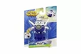 Super Wings - Transformations-Flugzeug Paul in Blau-Weiß, ca. 12 cm große Spielfigur für Kinder, verwandelbares Spielzeug-Flugzeug und Roboterfigur