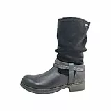 Lurchi Lia-tex Hohe Stiefel, Schwarz Black Nappa 29, 37 EU