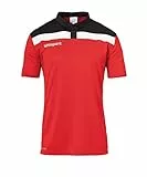uhlsport Herren Offense 23 Polo Shirt Poloshirt, rot/Schwarz/Weiß, XXXL