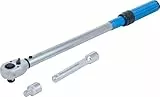 BGS 2837 | Drehmomentschlüssel-Satz | mit Adapter + Verlängerung | Abtrieb Außenvierkant 12,5 mm (1/2') | 40-220 Nm | 3-tlg.
