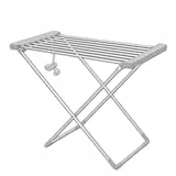 Herzberg HG8070-WHT, Elektro-Wäschetrockner, Schnelles Trocknen, Energieeinsparung, Leise, Kompakt, 8 Heizstäbe, Entfeuchtung, Antibakteriell, verwenden, 120W, Weiß