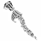 Holibanna Gothic Ring Verstellbarer Vollfinger Knöchelgelenk Ring Mit Beweglichem Scharnier Für Cosplay Halloween Party Kostüm Zubehör